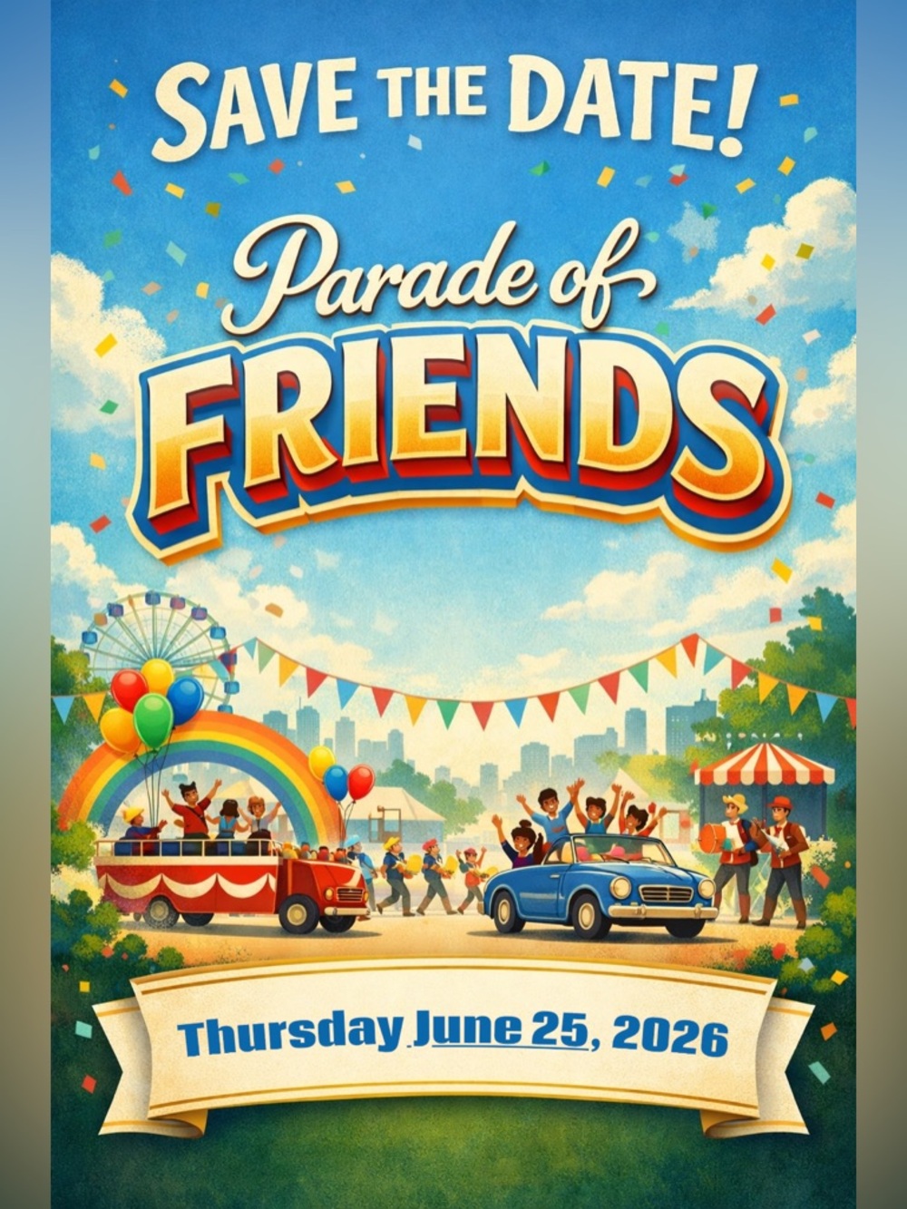 NEXT $3 STARTS PARADE OF FRIENDS 5/14 - Picture 5 of 6